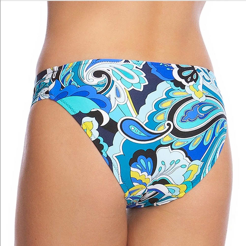 NWT- Trina Turk Ipanema Shirred Hipster Bottom - Picture 2 of 8